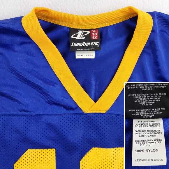 Rams Vintage Jersey Signed Trent Green 10 Logo Athletic Super Bowl Season XL - Picture 6 of 13